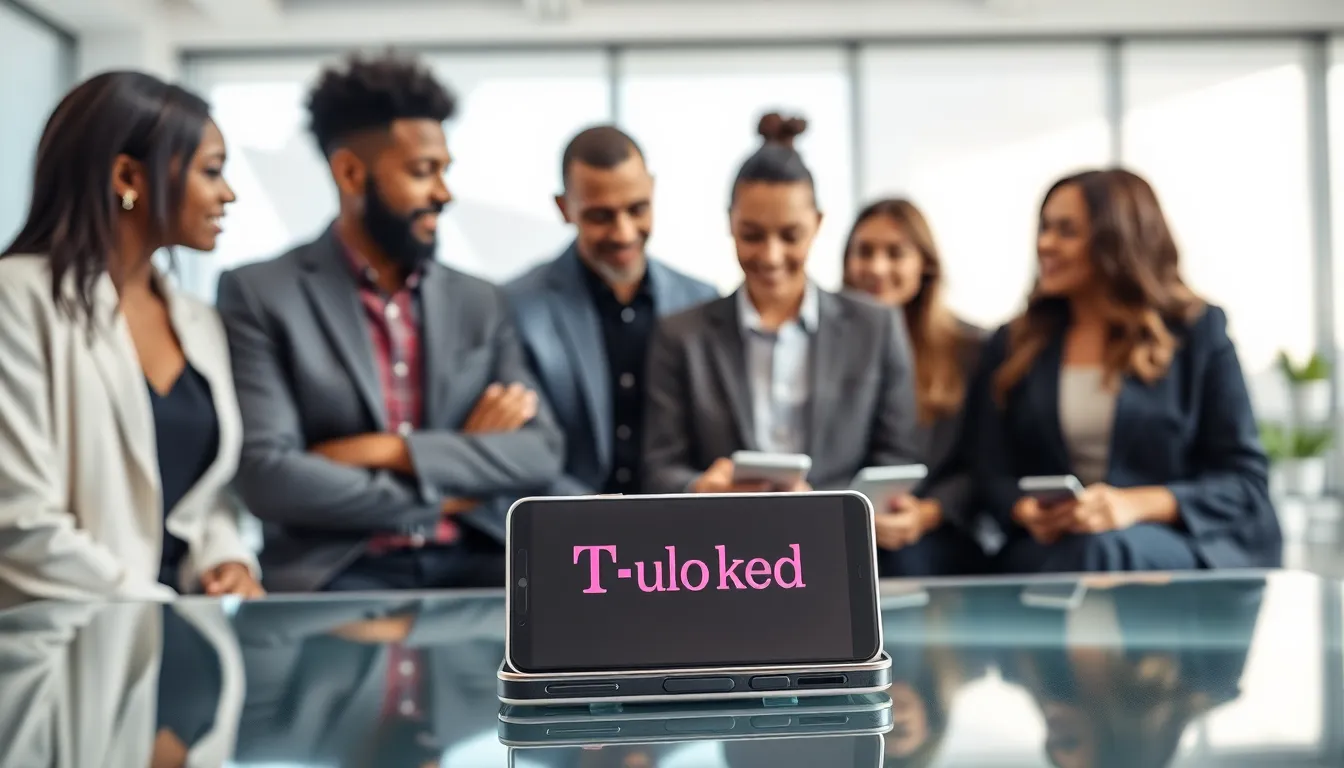 professionals discussing how to unlock a T-Mobile phone.